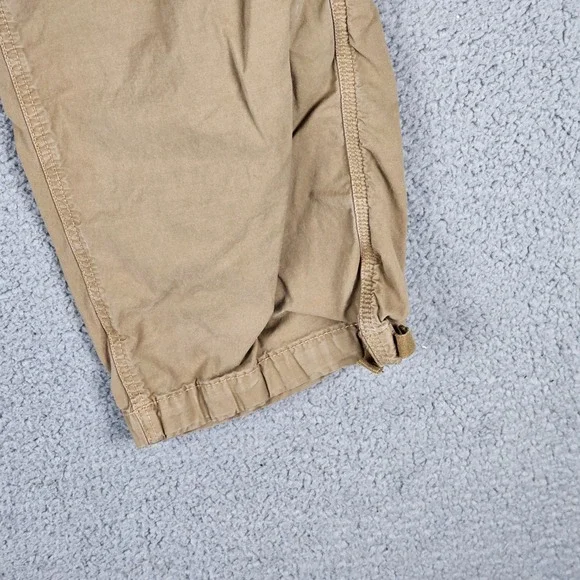 American Eagle Baggy Jogger Pants Women 6 Brown Stretch Cargo Pockets 9908356413 - Picture 4 of 12